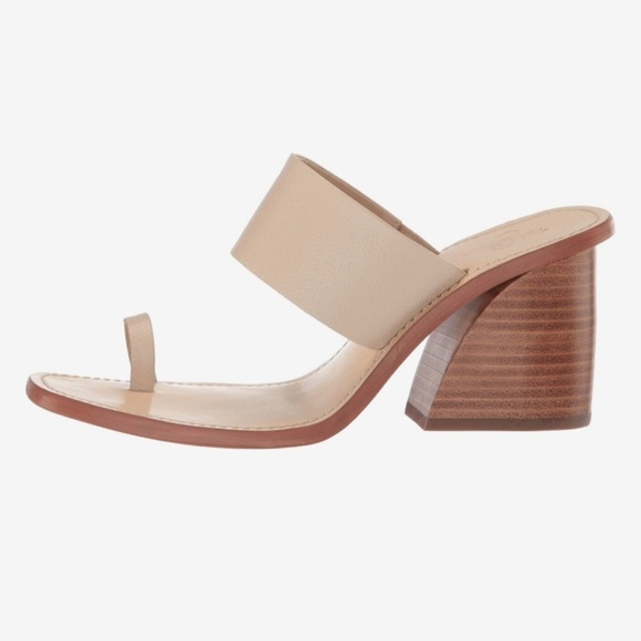 42 Gold Eedie One Toe Heel Sandals - Picture 4 of 8